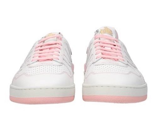 Lanvin Clay Low Top Sneakers, White/ Light Pink, Womens US 9 (Lanvin Sz 41) NWB - Picture 3 of 11