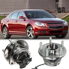 Pair Front Wheel Hub Bearings For Chevy Cobalt HHR Malibu Pontiac G6 Saturn Aura