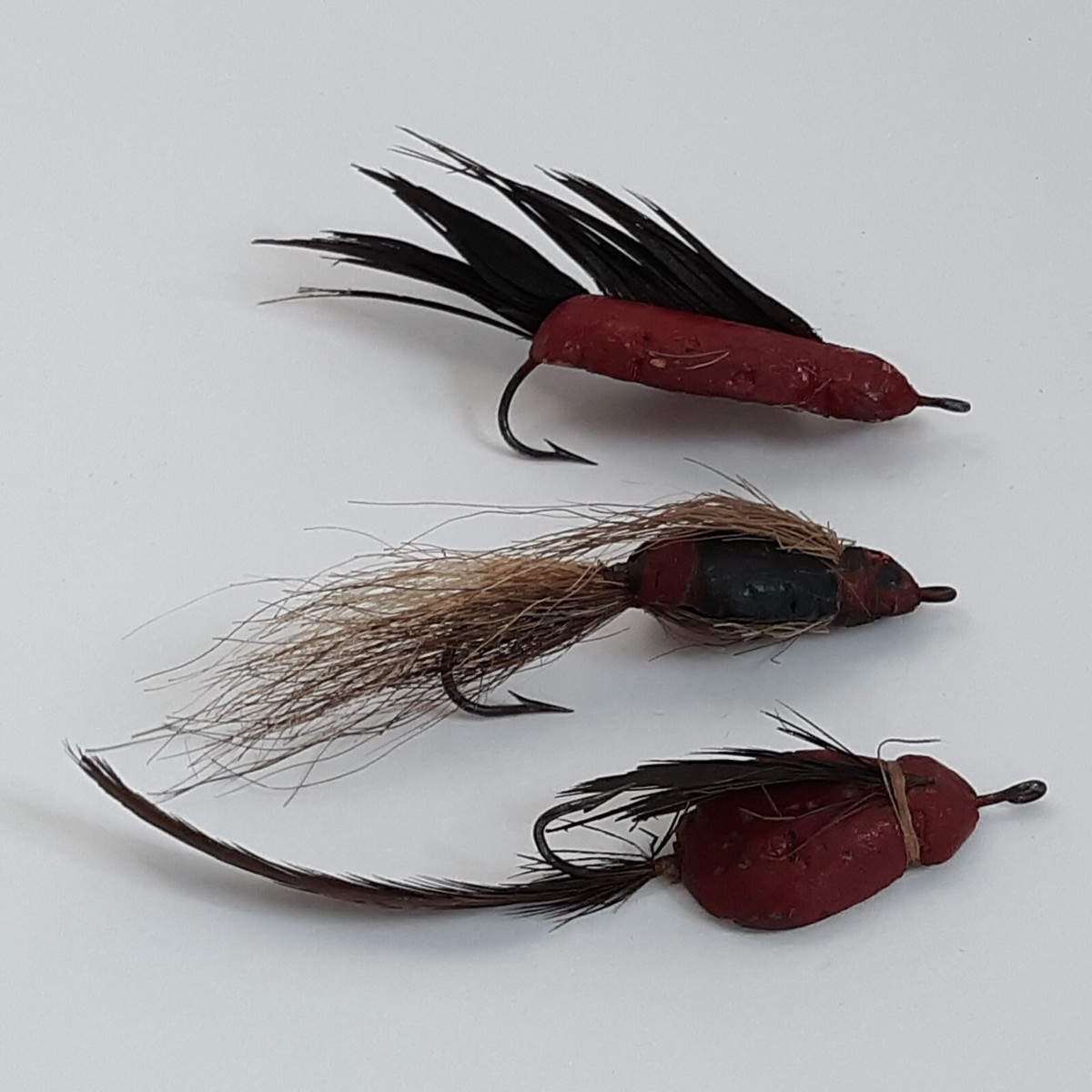 antique bird shaped fishing lures DA of WESTERN PA by DALE ALBORN CUSTOM LURE Toad Tackle Vintage bird-shaped fishing lure from
