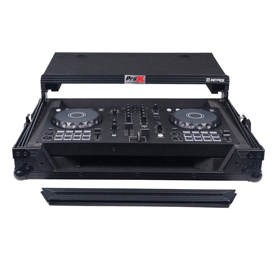 ProX X-DDJFLX4LTBL ATA Flight Case For Pioneer DDJ-FLX4 DDJ-SB3 DDJ-400 Black - Image 2 of 4
