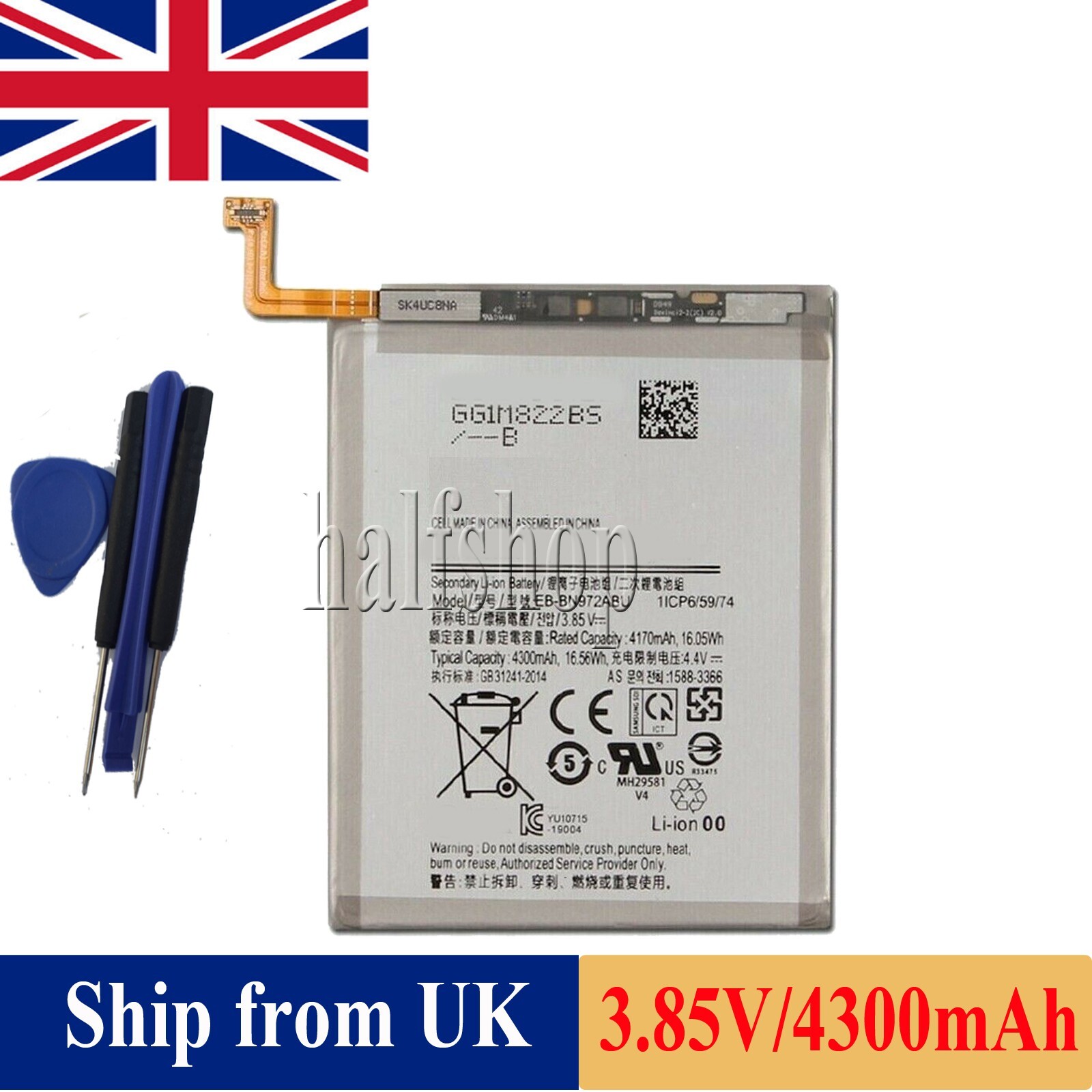 new for Samsung Galaxy Note 10 Plus SM-N975F Battery Battery EB-BN972ABU 4300mAh