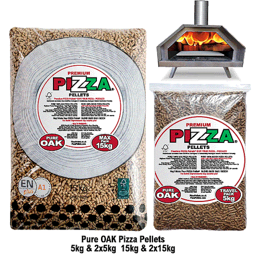 Premium Pizza Pellets Beech OR Oak 5k 10k 15k Wood Pellet Pizza Ovens