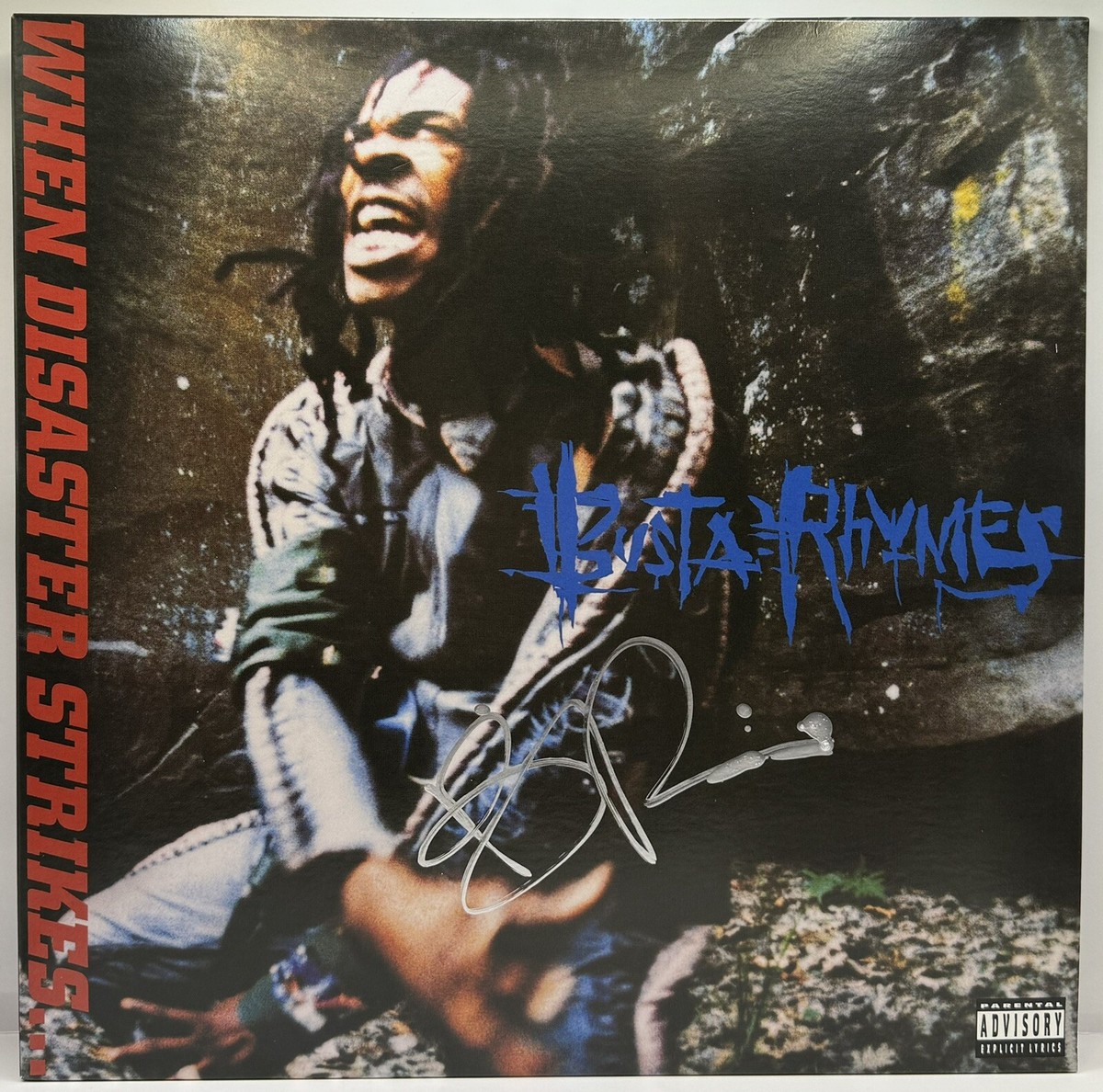 Busta Rhymes Signed Autographed When Disaster Strikes … Vinyl