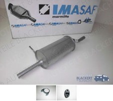 IMASAF ESD Auspuff Endtopf + Anbauteile für Dacia Logan 1.6 16V (LS) 2006-