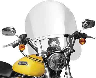 NC Dakota 3.0 Tall Windshield Clear Low Signal Mount Eliminator 250HS 92-93 - Picture 6 of 10
