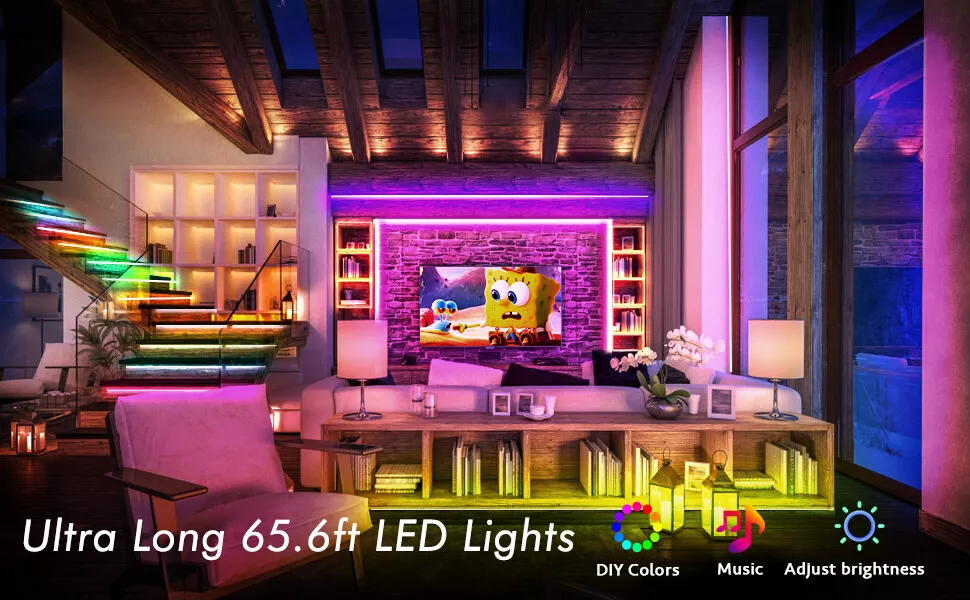 16 ft led top lights in room
