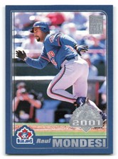 Raul Mondesi 2001 Topps Opening Day BASEBALL #113 Toronto Blue Jays