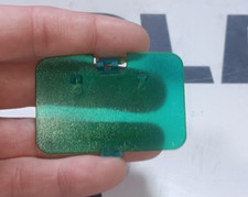 Nintendo N64 Original Clear GREENISH Blue Jumper Pak Memory Cover ONLY-READ ALL