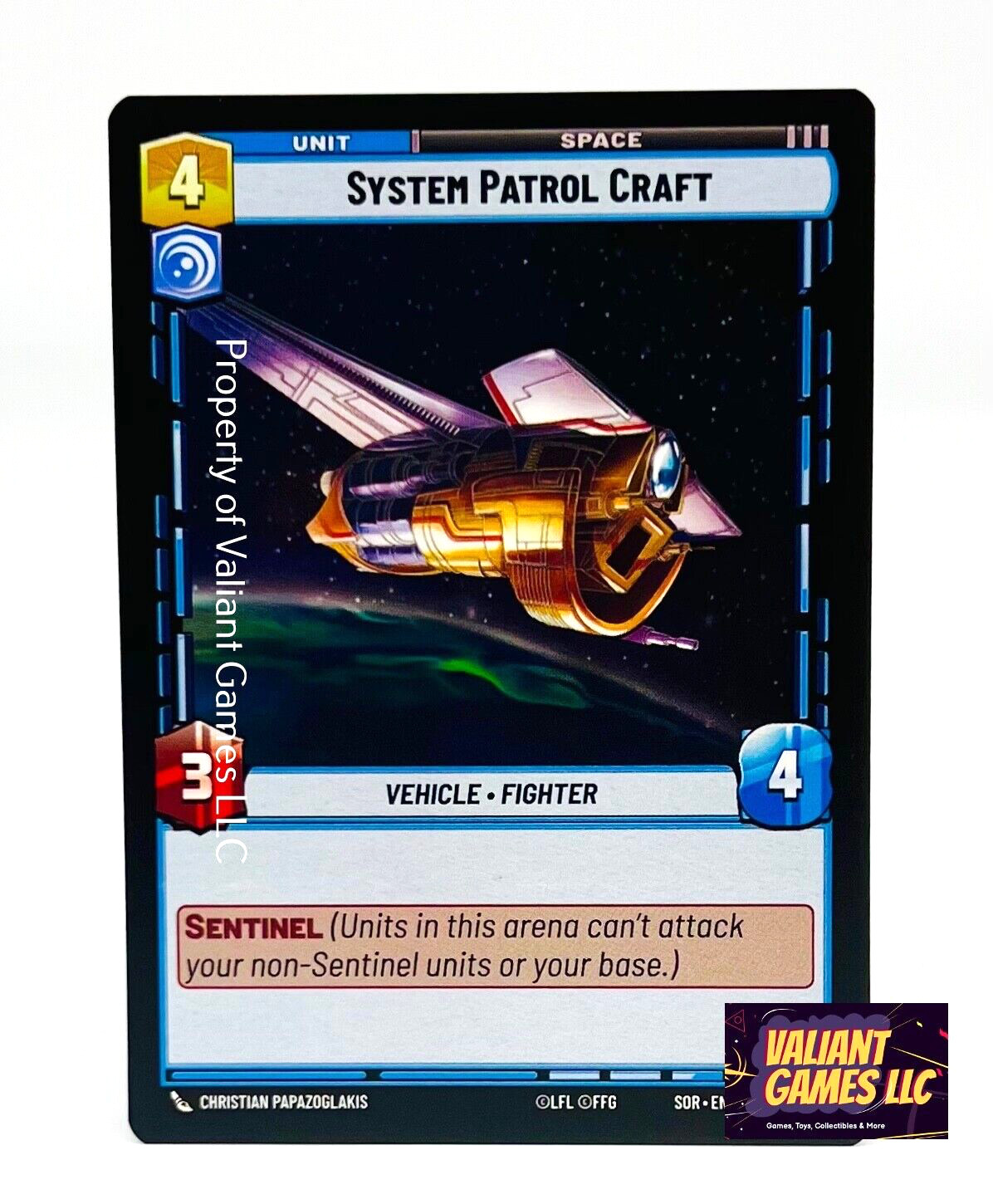 Star Wars Unlimited System Patrol Craft #066 Spark of Rebellion