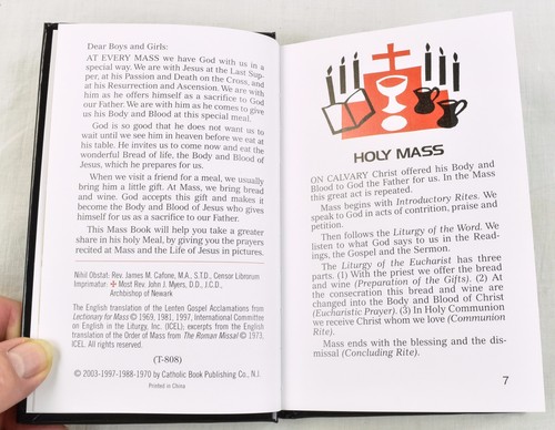 My First Communion Mass Book Youth Catholic Hardcover 2003 Special Edition - Picture 6 of 9