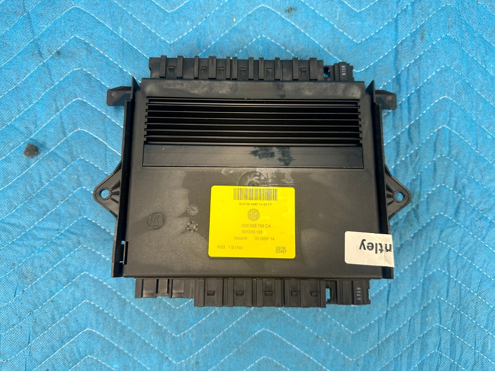 Bentley Flying Spur Front Passenger Seat Adjustment Control Module 2006-2012 OEM
