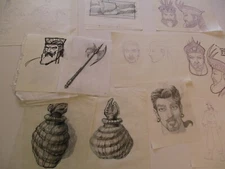 KRIS RENKEWITZ COLLECTION DRAWINGS ILLUSTRATION ANIMATION COMIC DESIGN CHARACTER