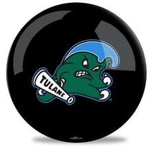 NCAA Tulane Green Wave Bowling Ball