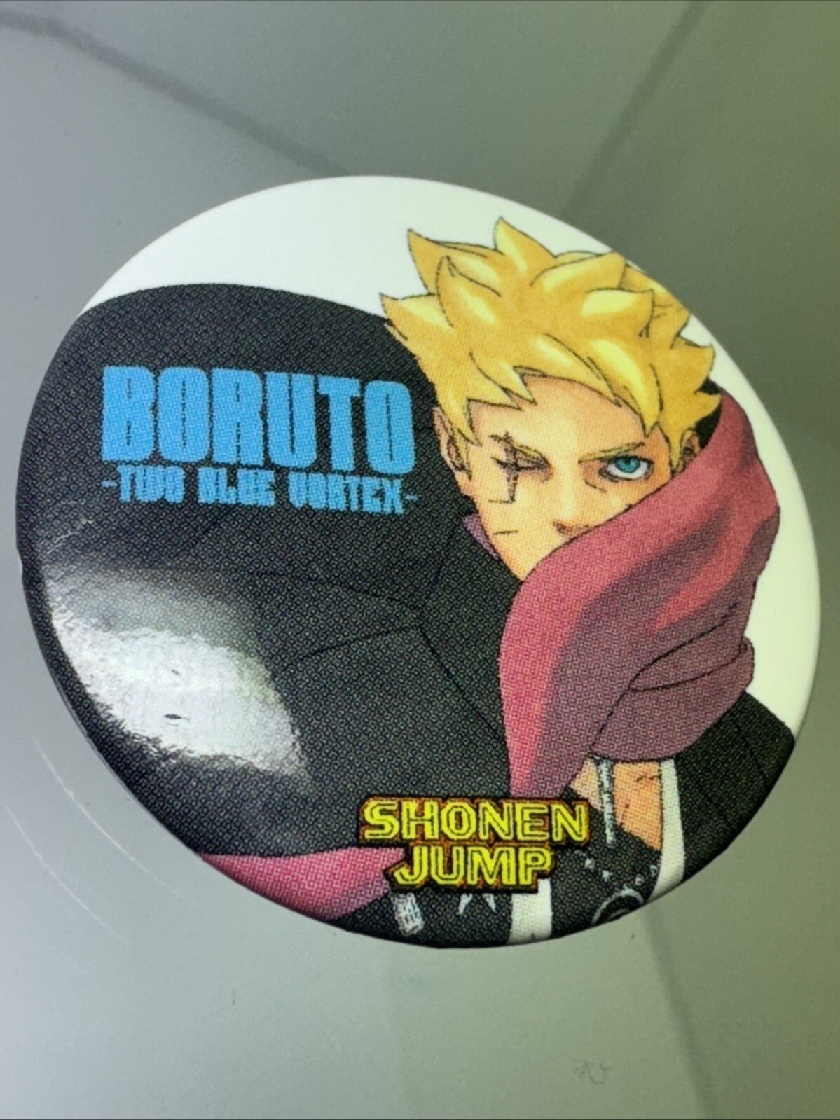 Boruto Two Blue Vortex New York Comic Con Exclusive Promo Button Pin Shonen Jump