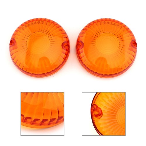 For Yamaha V Star 650 1100 Vmax 1200/1700 Orange Turn Signal Light Lens Cover