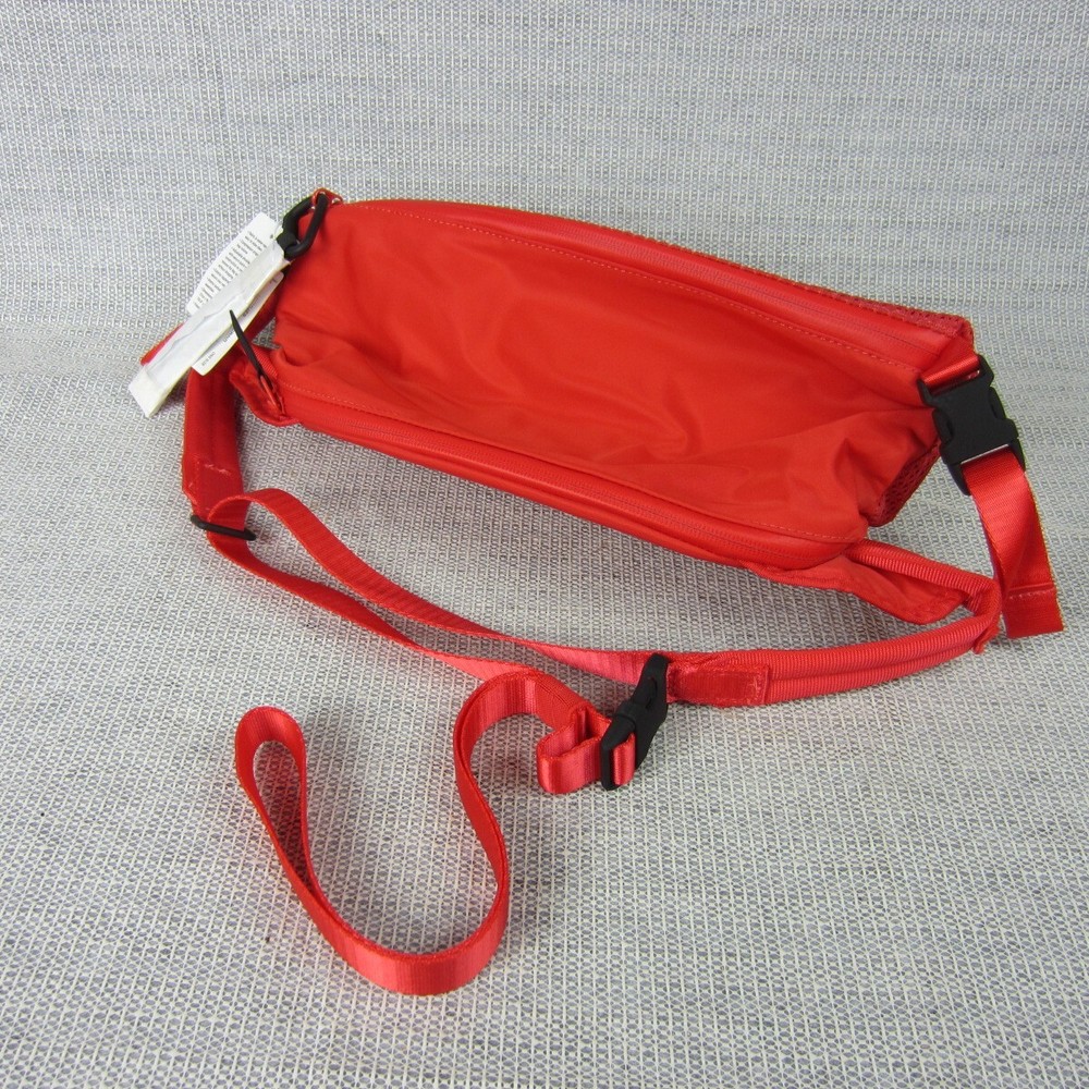 Lululemon Womens 10x6.1 Red All Hours Crossbody Belt Bag Athleisure Active NEW