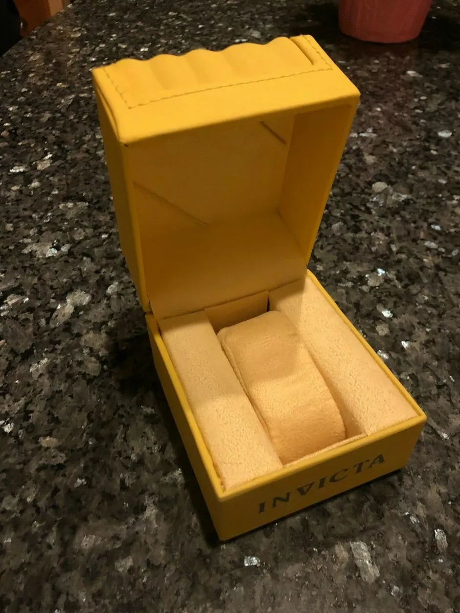 Invicta watch online in yellow box
