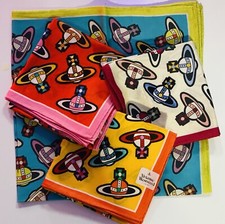 Vivienne Westwood Handkerchief - Smart Classic - Orbs - 50cm Yellow