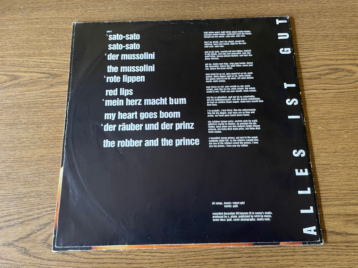 Deutsch Amerikanische Freundschaft - Alles Ist Gut (LP, Album) (VG