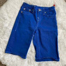 True Religion Twill Shorts Royal Blue Boys Size 12
