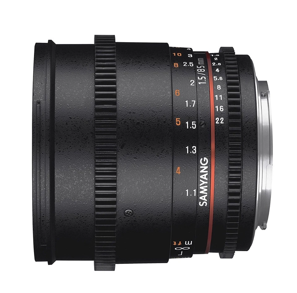 Samyang SYDS85M-N VDSLR II 85mm T1.5 Cine Lens for Nikon (FX) Cameras - Image 4 of 4