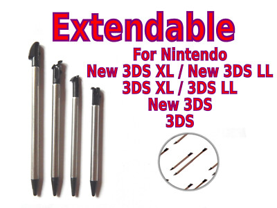 Stylus Metal Extendable Pen for Nintendo 3DS 3DS XL New 3DS