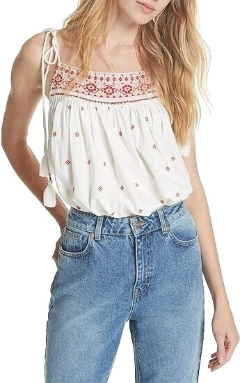 Tops Sólido Free People Retro para Mujeres