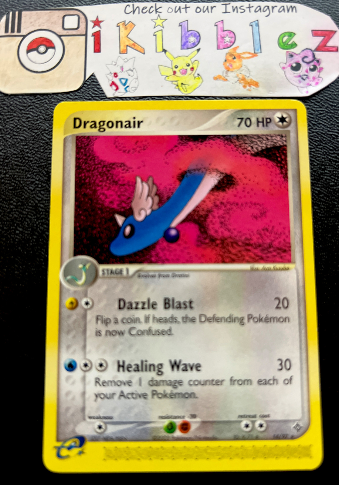 Dragonair 14/97 NM Vintage EX Dragon Rare Pokemon Card. Free Tracked Shipping!