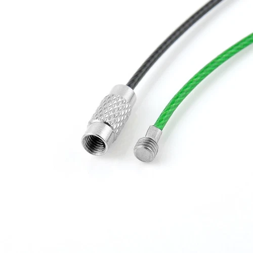 Llavero de alambre de 20/40/60x 2 mm*150 mm con bucle de etiqueta de equipaje de metal de 7 colores - Imagen 10 de 28
