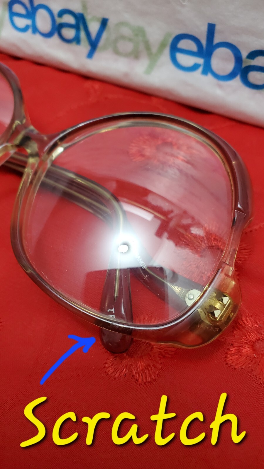 ✅️⭐️ Rare & Vintage Givenchy - X TF Unico Golden Gray 135 mm Eyeglasses "Frames" image 6