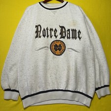 Vintage Notre Dame Sweatshirt Men's XL TNT Fighting Irish University Crew Neck