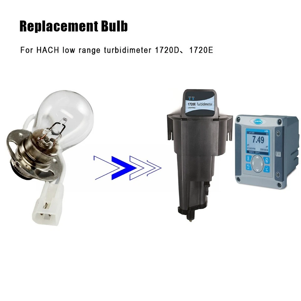 Replacement Bulb for HACH Low Range Turbidimeter 1720D、1720E, 1 Pack - Image 2 of 4