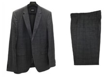 BOSS - Two-piece slim-fit suit in virgin wool - Grey ,36Short 30W