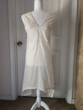 MARNI Beige 100 % Cotton Short Dress Sheer, S...