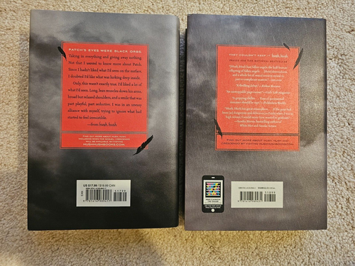 2 Book Set By Becca Fitzpatrick Hush Hush, Crescendo Hard Cover - Foto 2 di 3