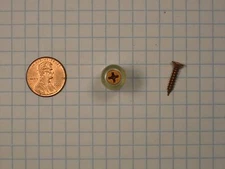 SHEET METAL SCREW #5 x 5/8" STEEL, FLAT HEAD, PHILLIPS DRIVE, SATIN BRONZE 