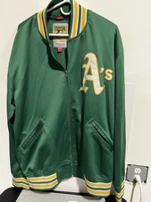 Mitchell & Ness Cooperstown Collection 1991 Oakland A’s Jacket Green 3XL (56)