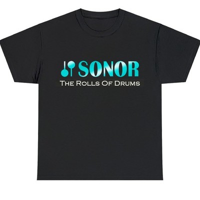 NEW! Sonor The Rolls Of Drums Logo Unisex T-Shirt Funny Size S to 5XL