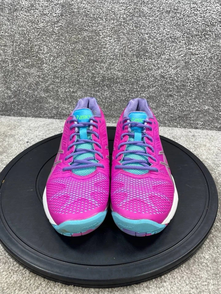 Zapatos Asics Mujer Talla 10.5 Gel-Solution Speed 2 Rosa Plata Aqua Malla Tenis Foto 4 de 4