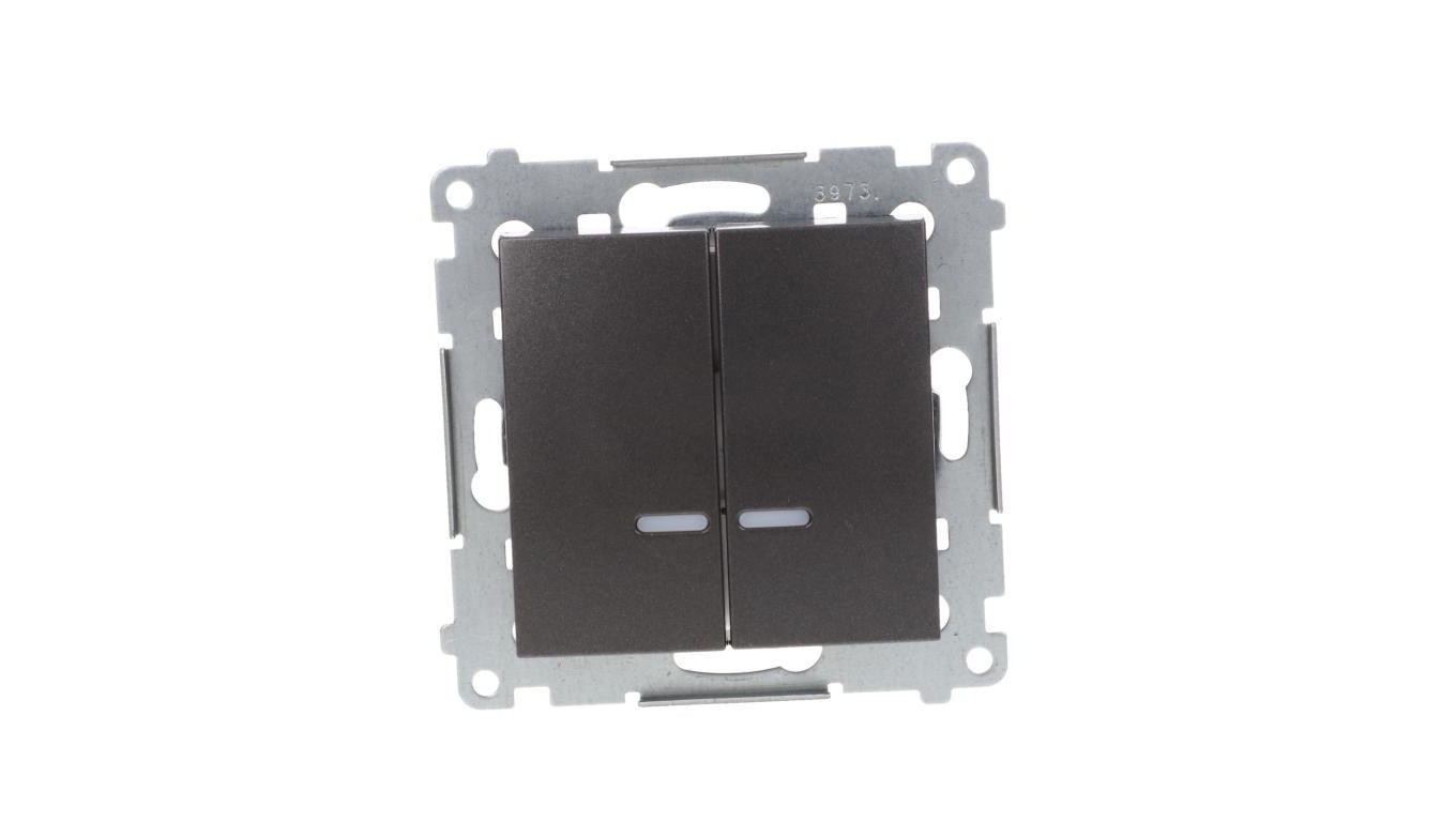 Splashproof Candle Holder Connector IP44 with Simon DW5BL.01/48