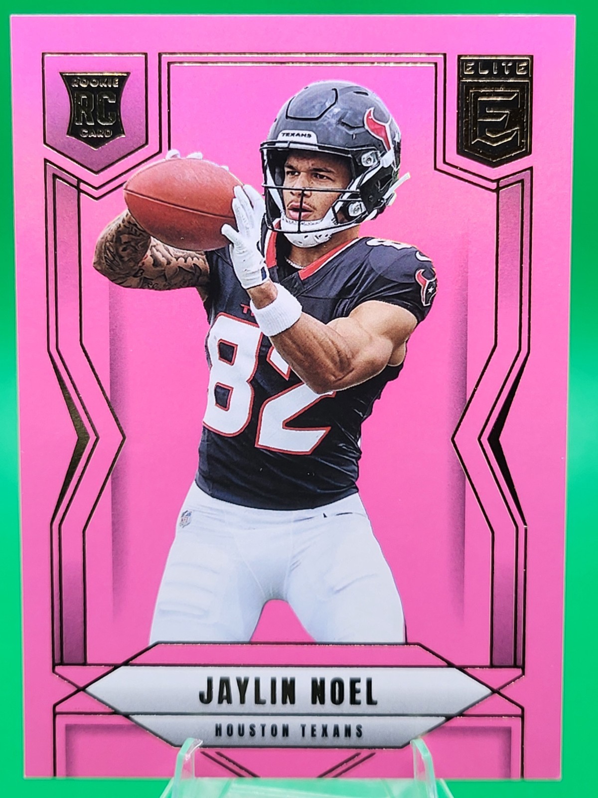 2025 DONRUSS ELITE PINK PARALLEL #135 JAYLIN NOEL RC HOUSTON TEXANS