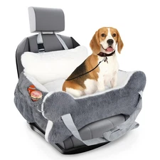29.5"x19.7"x9.8" Dog Car Seat for Middle Dogs & Cats Car Seat for Dogs with P...