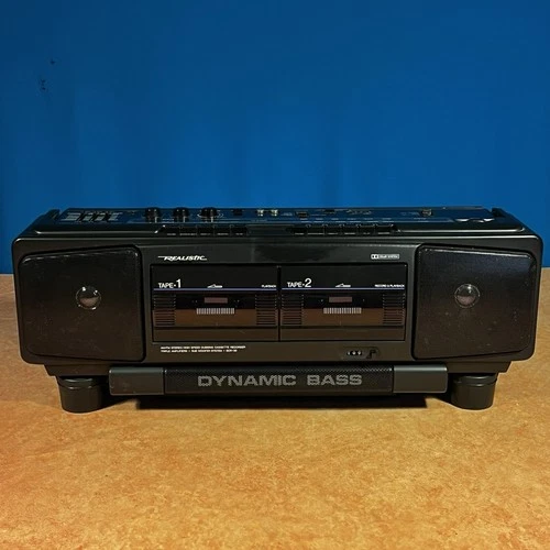 🔥FREE SHIPPING! Dolby Tape Boom Box REALISTIC SCR-39 TAPES WORK Cat No 14-757