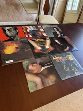 Lot of 8 Vintage Vinyls Various 80s Artists / Bands See Description And Pics