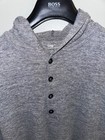 Men's Grey Thermal Hoodie Sweater - Size Large - Gap