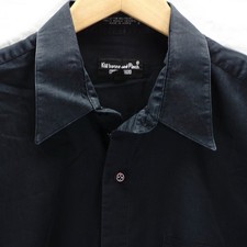 KILBURNE  FINCH LONG SLEEVE DRESS SHIRT BLACK LIGHTWEIGHT 16 32/33 L