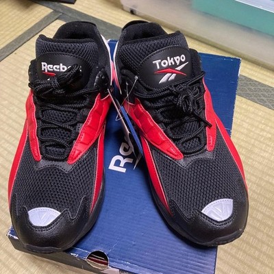 Reebok INTV 96 Running Shoes Red/Black 27.5cm New Unisex Sneakers