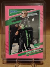 2022 Panini Donruss Racing Natalie Decker Pink 10/25