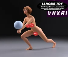 Beach Volleyball Girl NSFW 1/24 1/10 1/6 3D Print Model Kit Unpainted GK figure