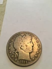 1911 d barber half dollar vg